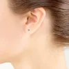 Aquamarine Stud Earrings 14K Hot