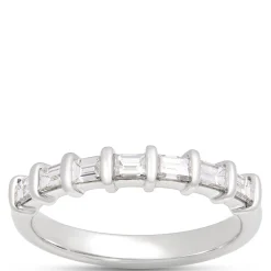 Baguette Diamond Band, ⅔ Total Carat Weight, Platinum
