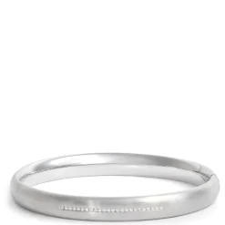 Bangle with Channel Set Round Diamonds Outlet