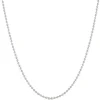 Bead Chain, 18-Inches, 14K White Gold