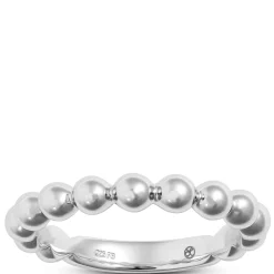 Beaded Band in Sterling Silver Outlet