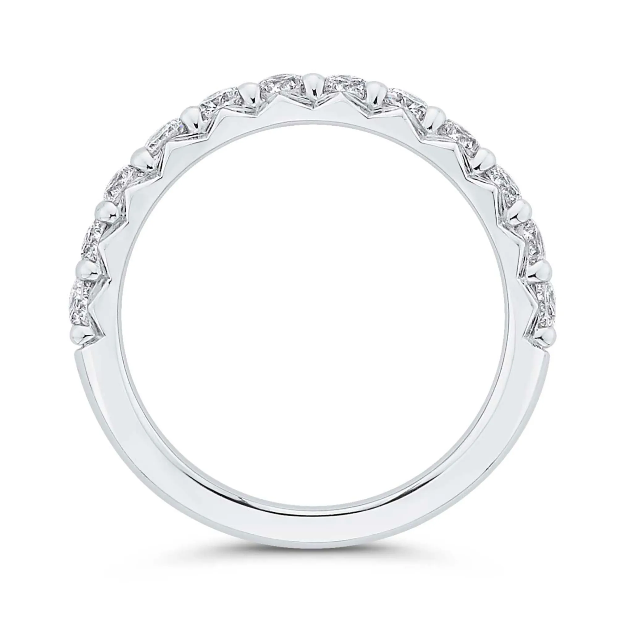 Bella Ponte Diamond Band in Platinum Online