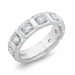 Bella Ponte Diamond Band, 14K White Gold Discount