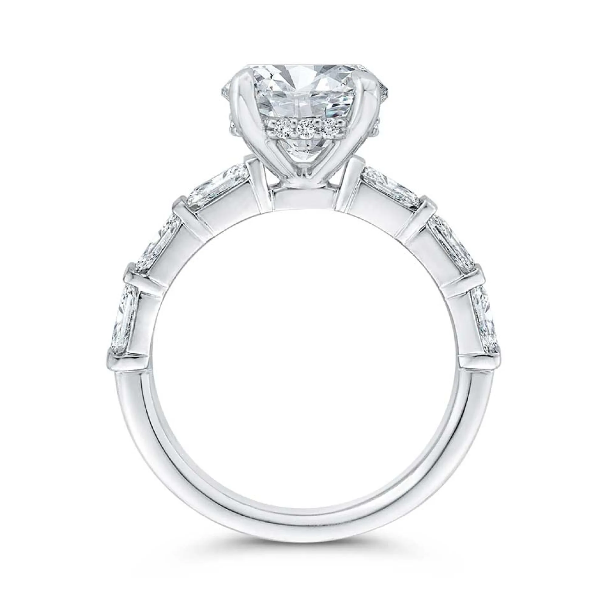 Bella Ponte Diamond Engagement Ring Setting 14K New