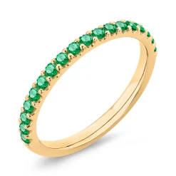Bella Ponte Emerald Tiger Band, 14K Yellow Gold Outlet