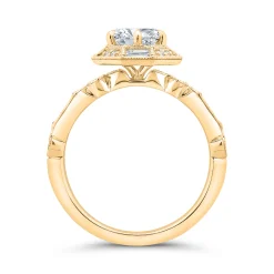 Bella Ponte Engagement Ring Setting 14k Cubic Zirconia Outlet