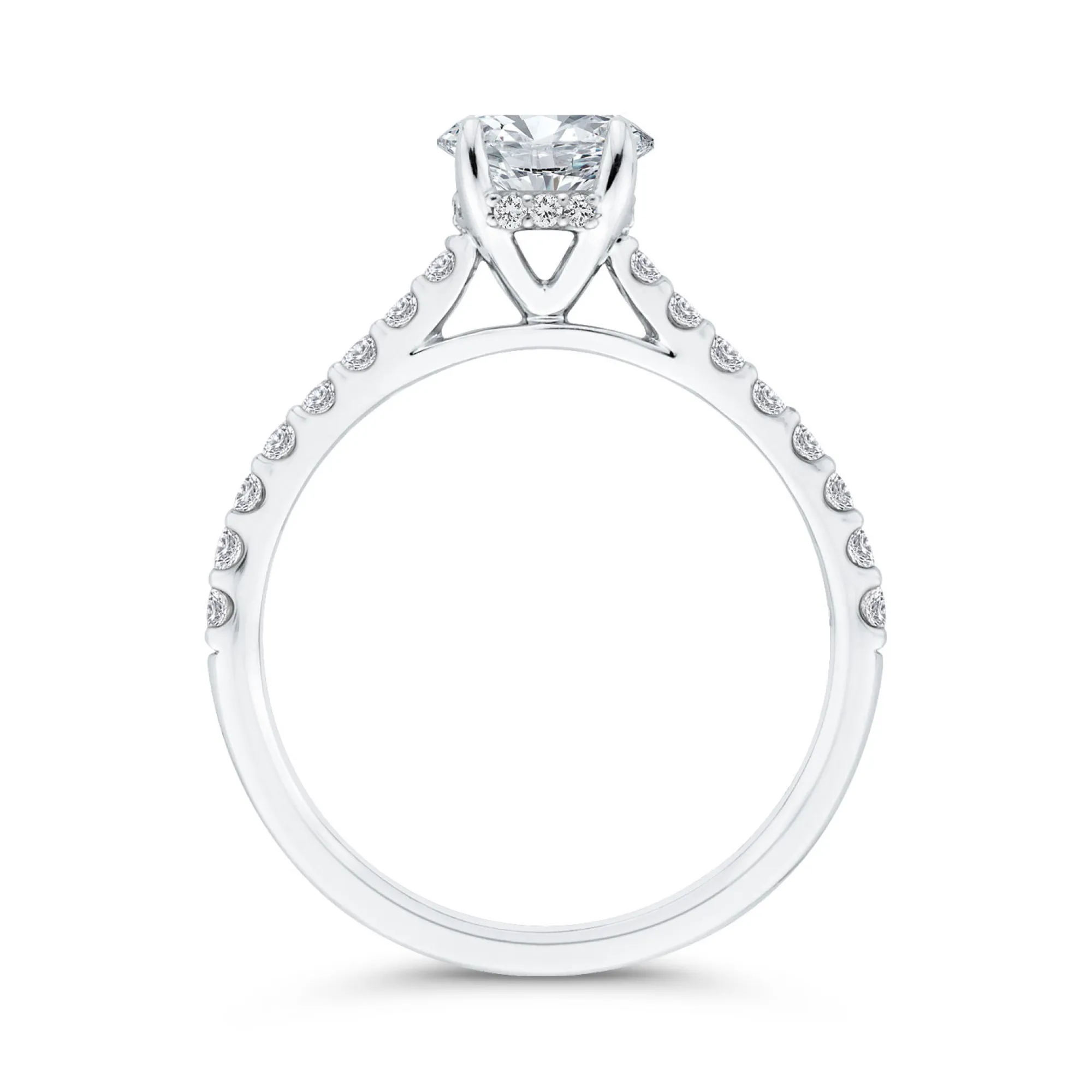 Bella Ponte Engagement Ring Setting 14K Hot
