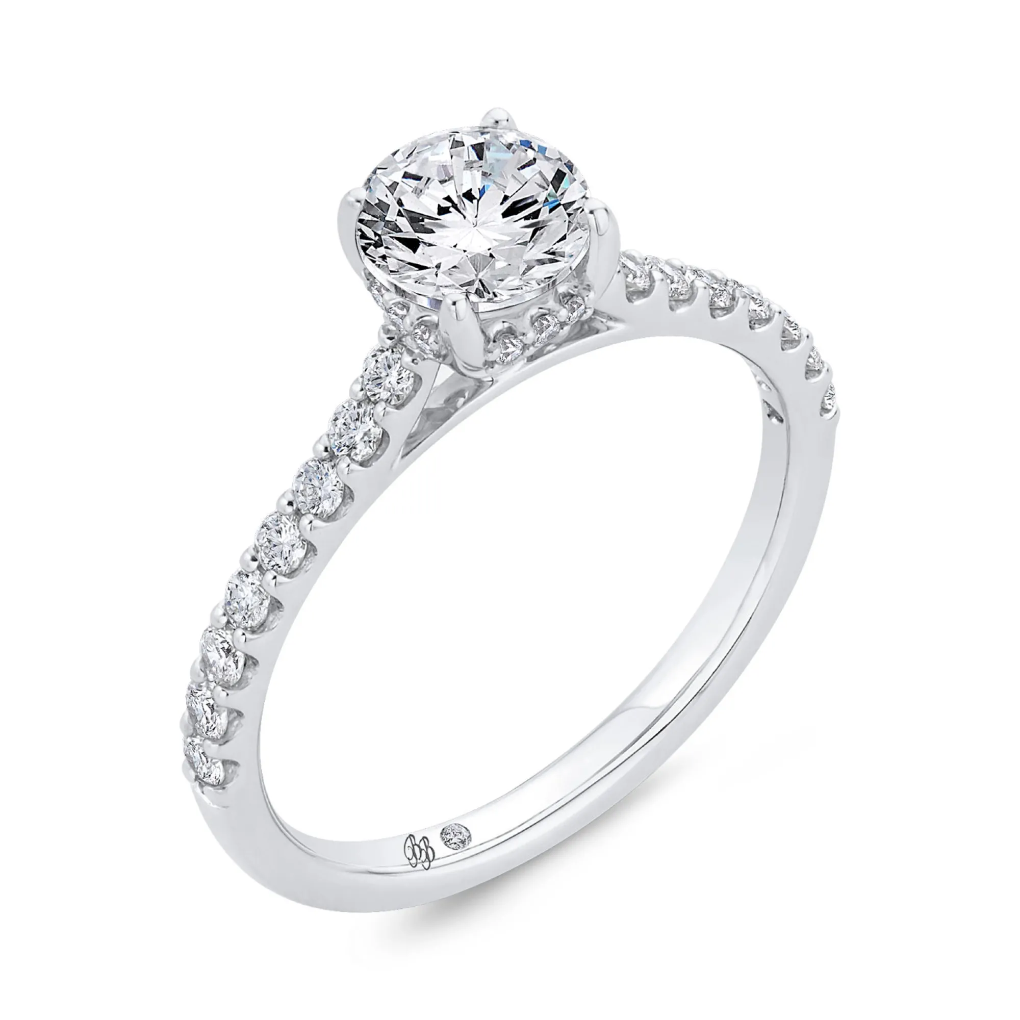Bella Ponte Engagement Ring Setting 14K Hot