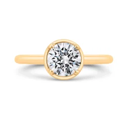 Bella Ponte Engagement Ring Setting, 14K Yellow Gold Outlet