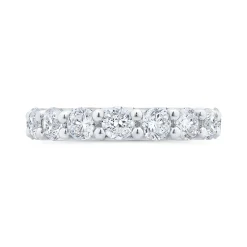 Bella Ponte French Pave Diamond and Platinum Bridal Ring, 2 ctw Discount