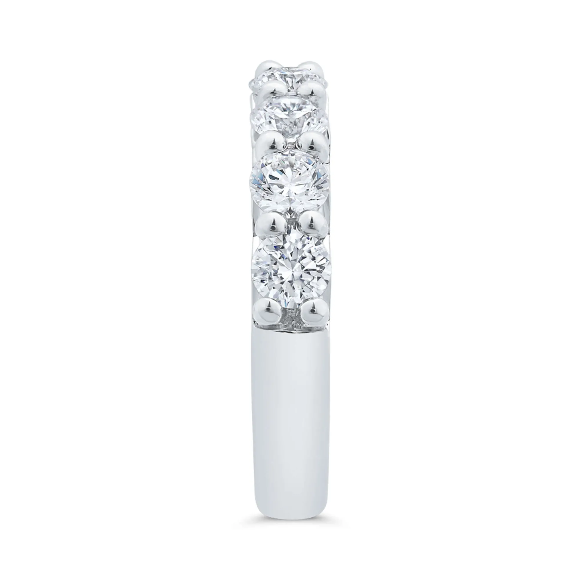 Bella Ponte French Pave Diamond and Platinum Bridal Ring, 2 ctw Discount