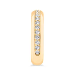 Bella Ponte Knife Edge Diamond Ring, ½ Carat Total Weight 14K Yellow Gold New