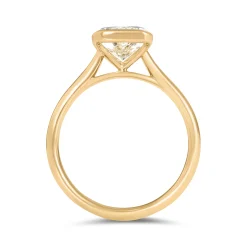 Bella Ponte Radiant Cut Engagement Ring, 2-¼ Carat, 18K Yellow Gold Outlet
