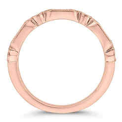 Bella Ponte Rose Gold Diamond Band 14K Hot