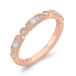 Bella Ponte Rose Gold Diamond Band 14K Hot