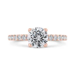 Bella Ponte Rose Gold Engagement Ring Setting 14K Online