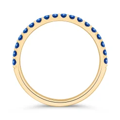 Bella Ponte Sapphire Tiger Band, 14K Yellow Gold New