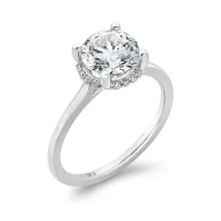 Bella Ponte "The Whisper" Diamond Engagement Ring Setting 14K Outlet