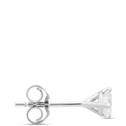 Signature Ben Bridge Diamond Studs, 18k White Gold Hot