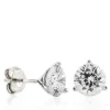 Signature Ben Bridge Diamond Studs, 2 Carat Total Weight, in 18K White Gold Online