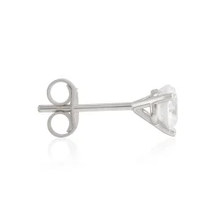 Signature Ben Bridge Diamond Studs, ¾ Carat Total Weight, in 18K White Gold New