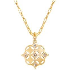 Signature Ben Bridge Diamond Pendant Necklace, 18K Yellow Gold Outlet