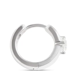 Signature Ben Bridge Solitaire Diamond Hoop Earrings, Platinum Discount