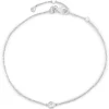 Bezel Set Diamond Bracelet 14K, 1/10 ct. New