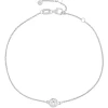 Bezel Set Diamond Bracelet, 14K White Gold Discount