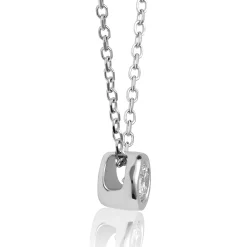 Bezel Set Diamond Necklace 14K, 1/10 ct. Outlet