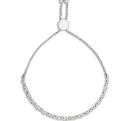 Bolo Diamond Tennis Bracelet, 14k White Gold Discount