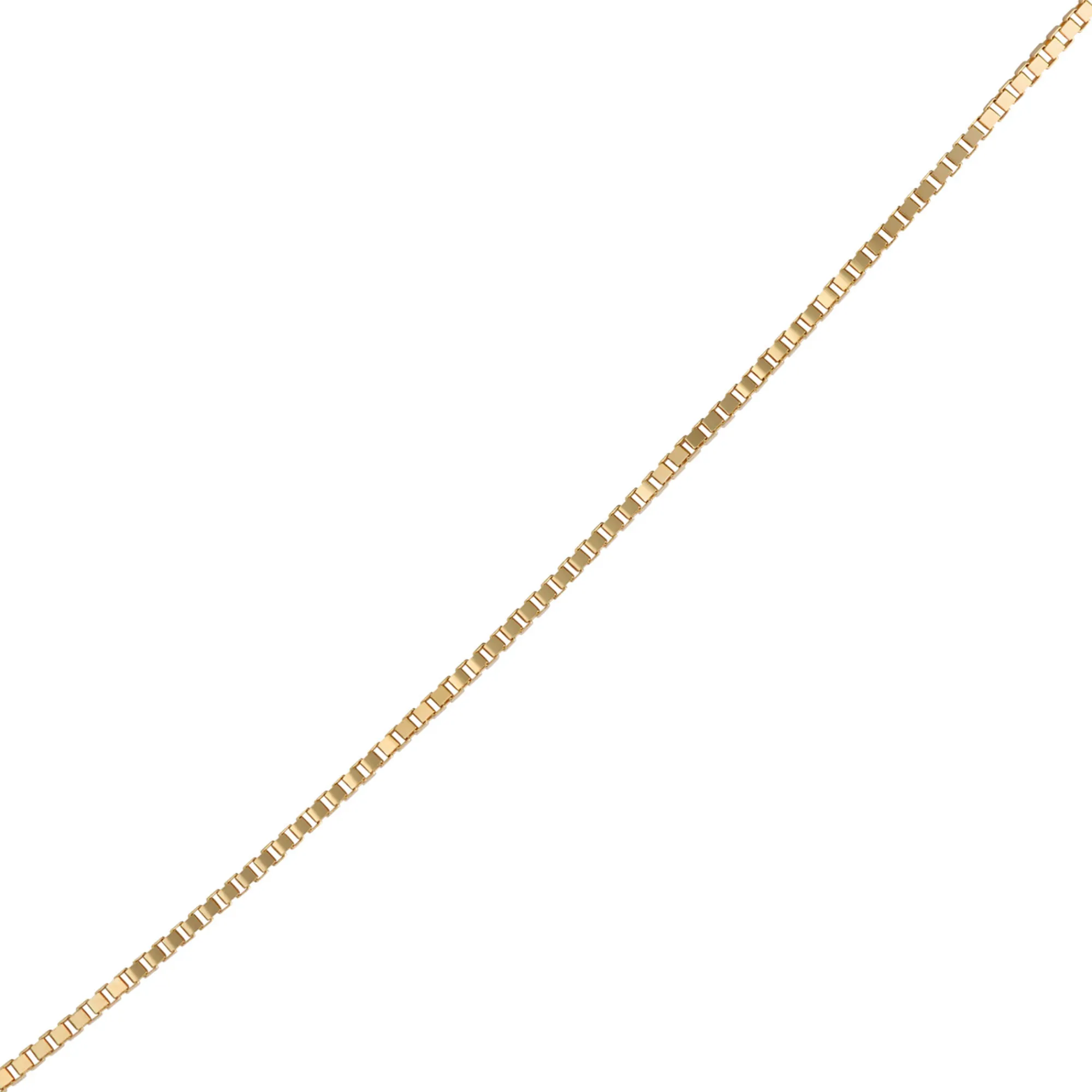 Box Link Necklace, 14K Yellow Gold Best