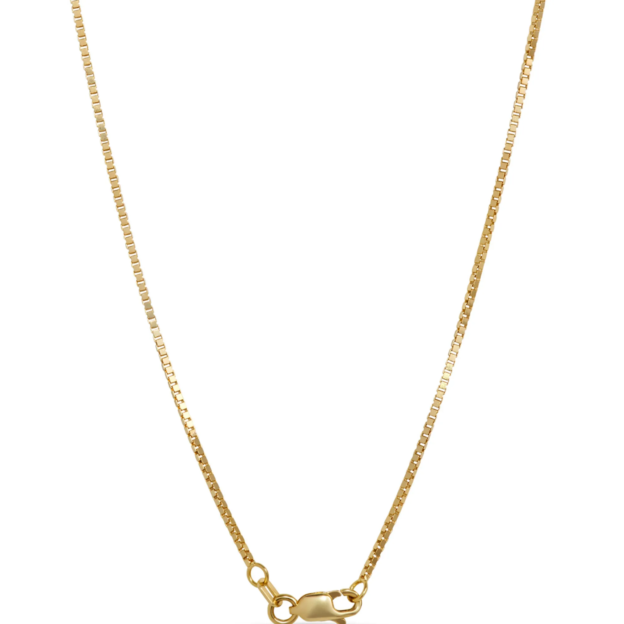 Box Link Necklace, 14K Yellow Gold Best
