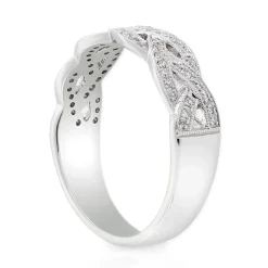 Braid Diamond Ring 14K Hot