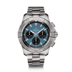 Breitling Avenger B01 Chronograph Watch Blue Dial Steel Bracelet, 44mm Clearance