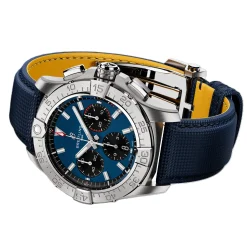 Breitling Avenger BO1 Chronograph Blue Dial Stainless Steel Bracelet, 42 mm Discount