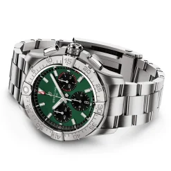Breitling Avenger BO1 Chronograph Green Dial Stainless Steel Bracelet, 42 mm Online