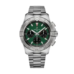 Breitling Avenger BO1 Chronograph Green Dial Stainless Steel Bracelet, 42 mm Online