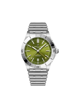 Breitling Chronomat Auto GMT40 Giannis Antetokounmpo Green Dial Watch 40mm Discount