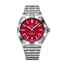 Breitling Chronomat Automatic GMT NFL San Francisco 49ers Edition Red Dial Watch, 40mm Sale