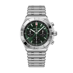 Breitling Chronomat B01 Chronograph Green Dial Watch, 42mm