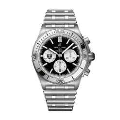 Breitling Chronomat B01 NFL Las Vegas Raiders Edition Black Dial Watch, 42mm New