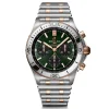 Breitling Chronomat B01 42 Stainless Steel & 18K Red Gold Rouleaux Bracelet Green Dial, 42mm Sale