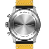 Breitling Classic AVI Chronograph Tribute to Vought F4U Corsair Watch Blue Dial Black Leather Strap, 42mm New