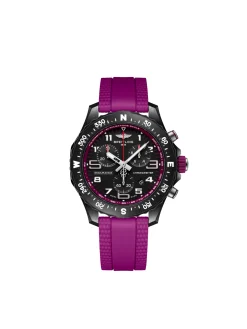 Breitling Endurance Pro Black Dial And Purple Rubber Strap Watch, 38mm Online