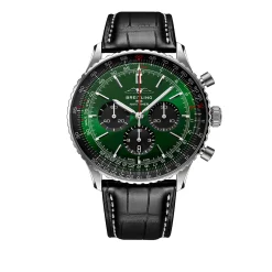 Breitling Navitimer B01 Chronograph 46 Green Dial Watch, 46mm Outlet