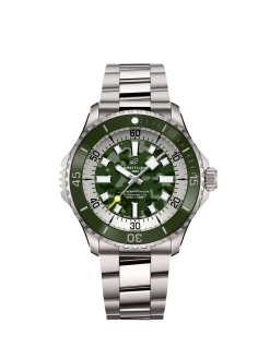 Breitling Superocean Automatic Super Diver Titanium Green Dial Watch, 46mm Hot