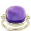 Cabochon Amethyst Ring, 14K Yellow Gold Clearance