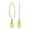 Citrine Drop Earrings 14K Clearance