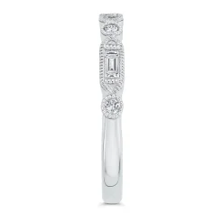 Bella Ponte Classic Bridal Band, ¼ Total Carat Weight, 14K White Gold